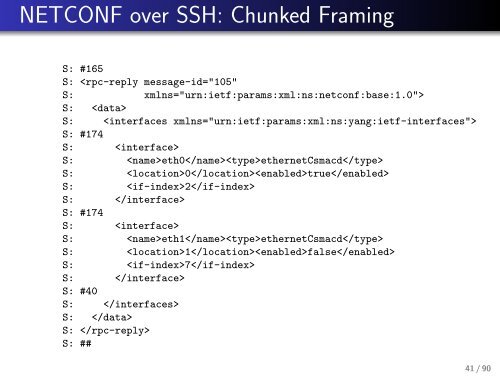 Network Configuration Management with NETCONF and YANG - IETF