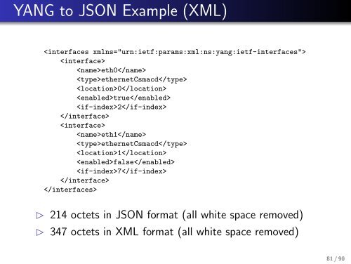 Network Configuration Management with NETCONF and YANG - IETF