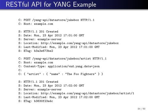 Network Configuration Management with NETCONF and YANG - IETF