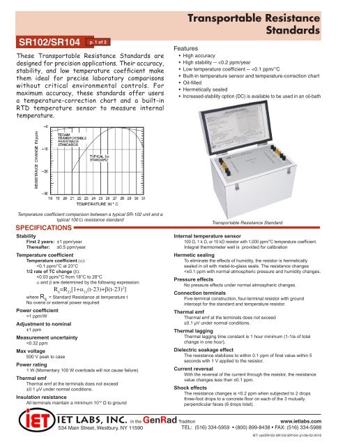 Insulation Resistance Temperature Correction Chart