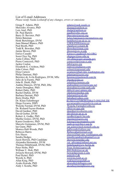 January 2003 - International Embryo Transfer Society