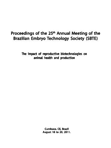 2011 (SBTE) 25th Annual Meeting Proceedings - International ...