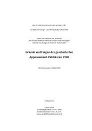 GrÃ¼nde und Folgen der gescheiterten A - Institut fÃ¼r Europa- und ...