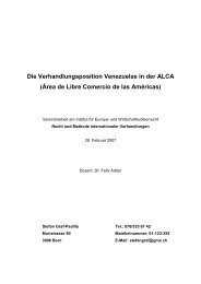 Die Verhandlungsposition Venezuelas in der ALCA - Institut fÃ¼r ...