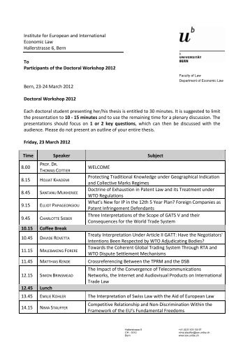 PhD Workshop 2012 Program (pdf, 114KB)