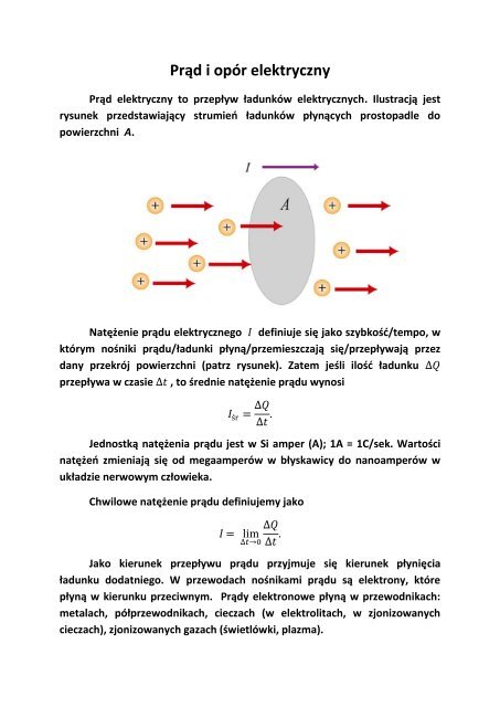 PrÄ…d i opÃ³r elektryczny