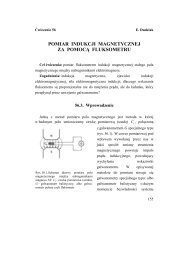 POMIAR INDUKCJI MAGNETYCZNEJ ZA POMOCÄ FLUKSOMETRU