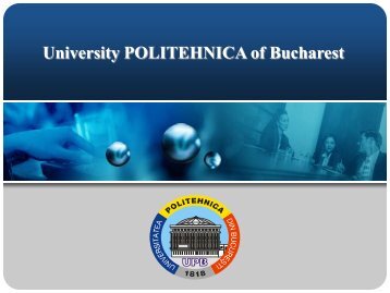 University POLITEHNICA of Bucharest - IFA
