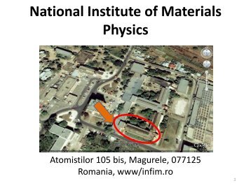 National Institute of Materials Physics - IFA