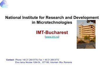 IMT-Bucharest - IFA