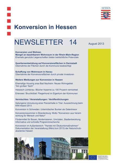 2013 Konversion in Hessen - Hessisches Ministerium fÃ¼r Wirtschaft ...