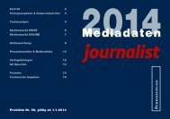 Mediadaten - Journalist