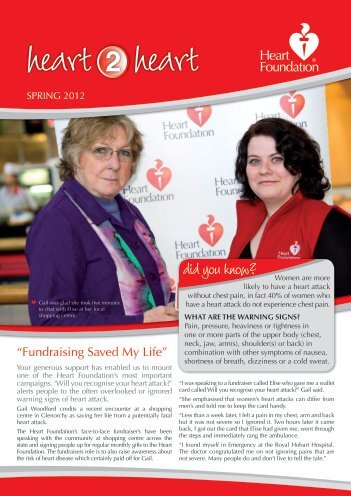 did you know? Women are more - National Heart Foundation