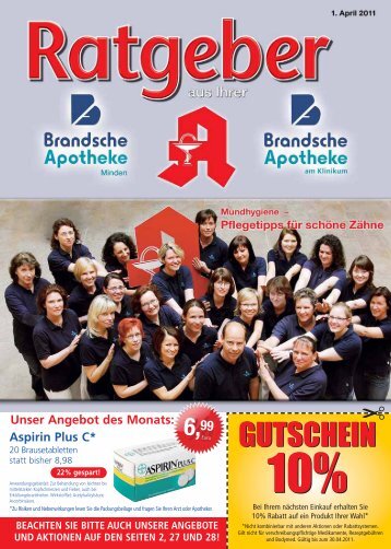 Unser Angebot Des Monats - Brandsche Apotheke