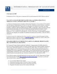 23 de marzo de 2009 El boletÃ­n de IFAC Al DÃ­a provee resÃºmenes ...
