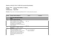 Response to the IFAC Part 2, SMO Self-Assessment Questionnaire ...