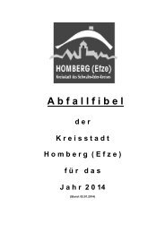 MÃ¼llfibel 2014 - Homberg (Efze)