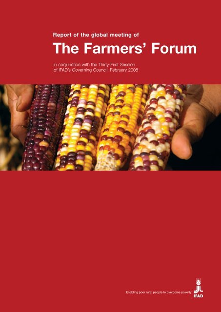 Report of the 2008 global meeting - IFAD