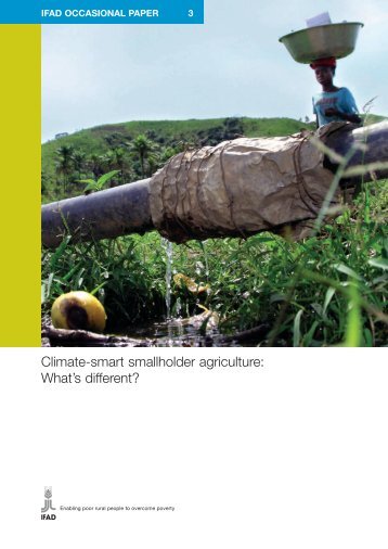 Climate-smart smallholder agriculture: What's different? - IFAD