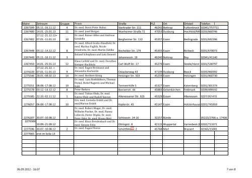 Blockpraktikum WiSe 12/13 - Allgemeinmedizin