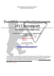 DurchfÃ¼hrungsbestimmungen Rennsport 2013 BER + BRA