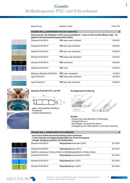 01 Schwimmbadabdeckungen Grando Aqua Solar Ag