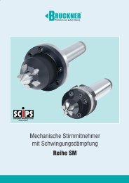 Mechanische Stirnmitnehmer mit SchwingungsdÃ¤mpfung Reihe SM