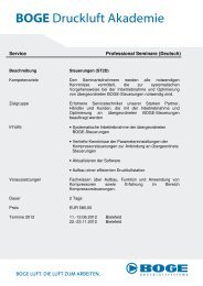 Professional-Seminar Service Steuerung (ST2D) - Boge ...