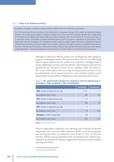 Study of Small and Medium Enterprises in Azerbaijan - IFC