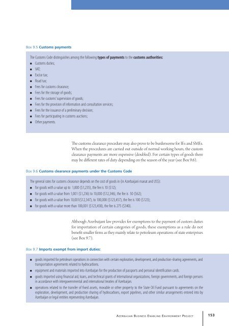 Study of Small and Medium Enterprises in Azerbaijan - IFC