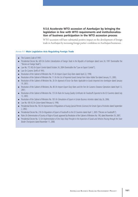 Study of Small and Medium Enterprises in Azerbaijan - IFC