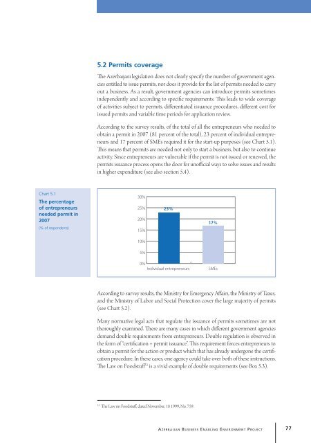 Study of Small and Medium Enterprises in Azerbaijan - IFC