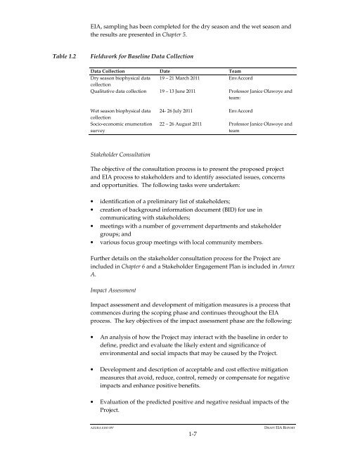 Azura-Edo Independent Power Plant Environmental Impact ... - IFC