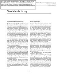 Glass Manufacturing - IFC