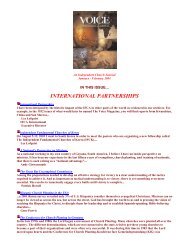 INTERNATIONAL PARTNERSHIPS - IFCA International