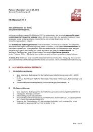Partner-Information vom 31.01.2013 Generali Versicherung AG Kfz ...