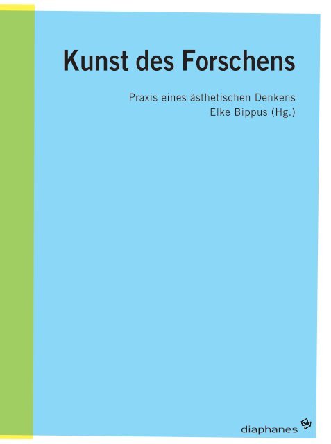 Kunst des Forschens - Institut fÃ¼r Gegenwartskunst