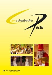 Nr. 397 / Januar 2014 - Gemeinde Eschenbach Luzern