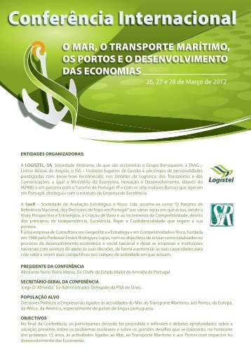 Programa da ConferÃªncia - Instituto Financeiro para o ...