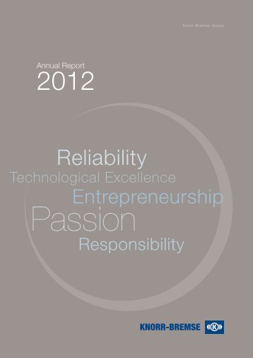 Annual Report 2012 - Knorr-Bremse