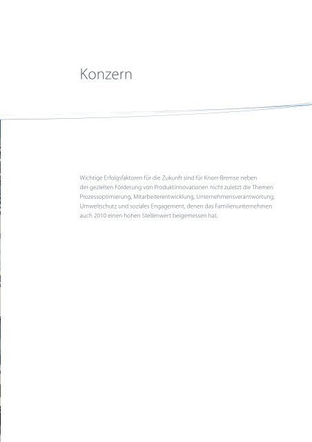 Geschäftsbericht 2010 - Knorr-Bremse AG.