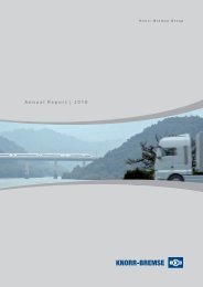 Annual Report 2010 - Knorr-Bremse AG.