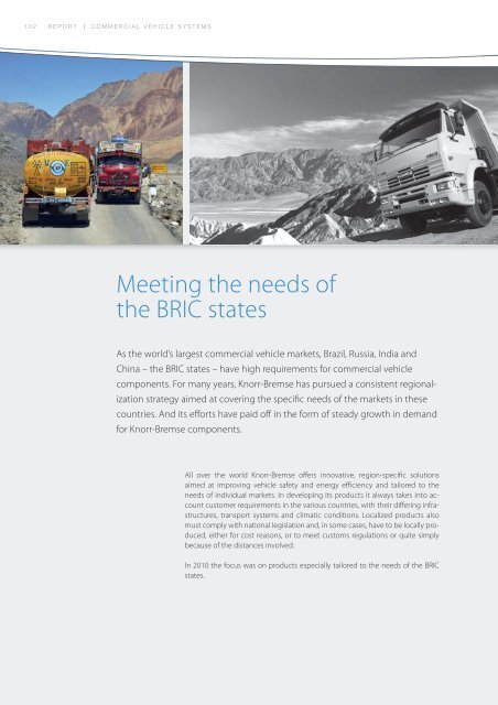 Annual Report 2010 - Knorr-Bremse AG.