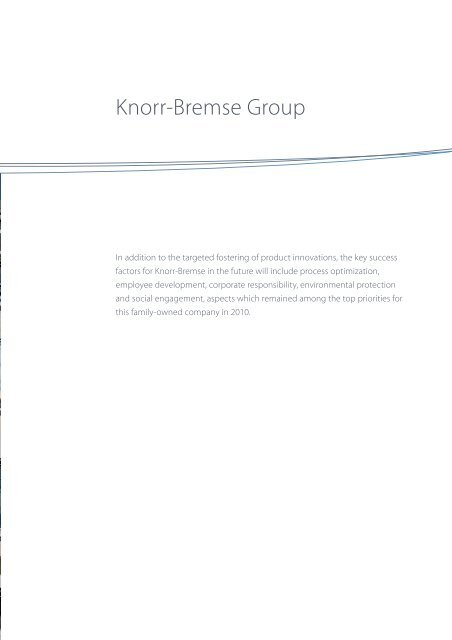 Annual Report 2010 - Knorr-Bremse AG.