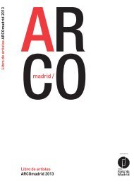 ARCOmadrid 2013 Libro de artistas - Ifema