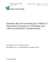 Gutachten - IFF - UniversitÃ¤t St.Gallen