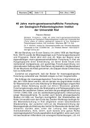 40 Jahre marin-geowissenschaftliche Forschung am Geologisch ...