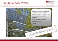 Alumni-Newsletter 01/2013 - DHBW Karlsruhe