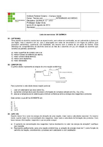 Lista 2 ano 20.08