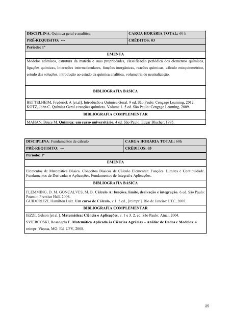 Veja o Projeto PedagÃ³gico do Curso - Instituto Federal Goiano